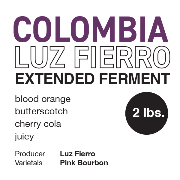COLOMBIA Luz Fierro (extended ferment process)