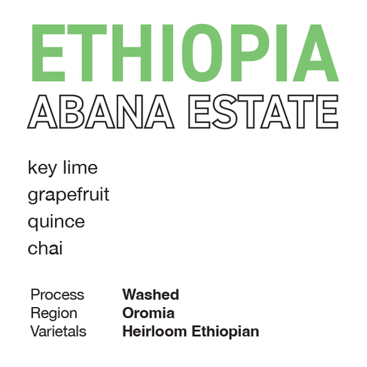 **NEW** ETHIOPIA Abana Estate