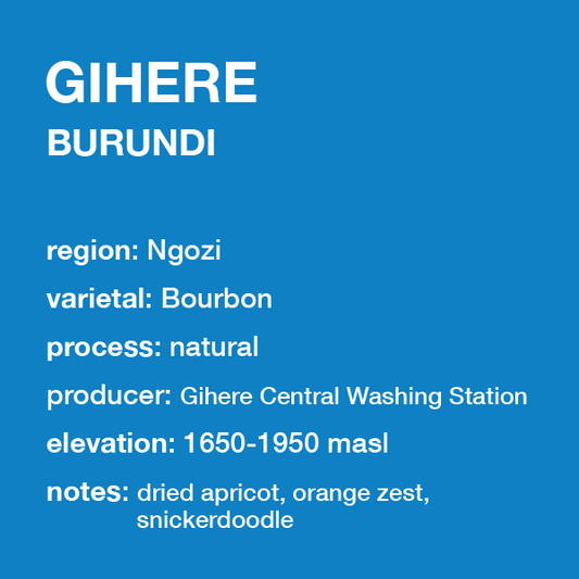 **NEW** BURUNDI Gihere