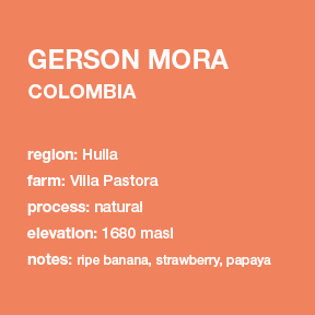 **NEW** COLOMBIA Gerson Mora 12 oz. bag
