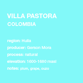 **NEW** Colombia Villa Pastora
