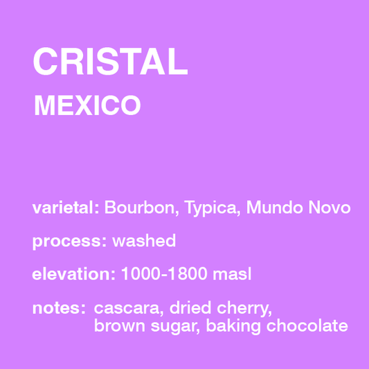 MEXICO Cristal 12 oz. bag