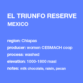 **NEW** MEXICO El Triunfo 12 oz. bag