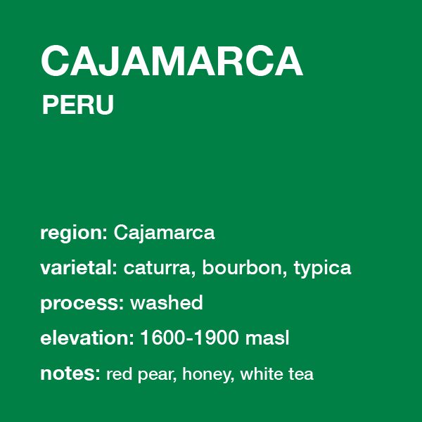 **NEW** PERU Cajamarca