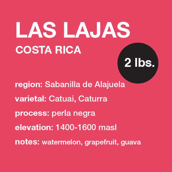 **NEW** COSTA RICA Las Lajas 2 lbs. bag