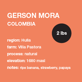 **NEW** COLOMBIA Gerson Mora 2 lbs. bag