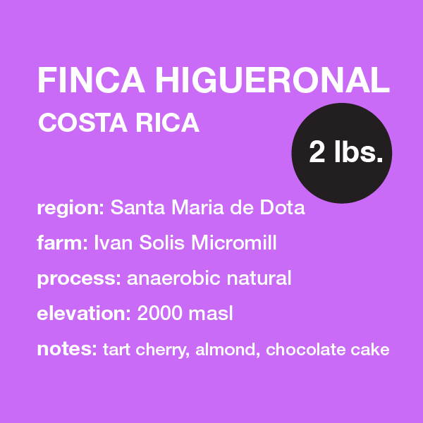 **NEW** COSTA RICA Finca Higueronal 2 lbs. bag