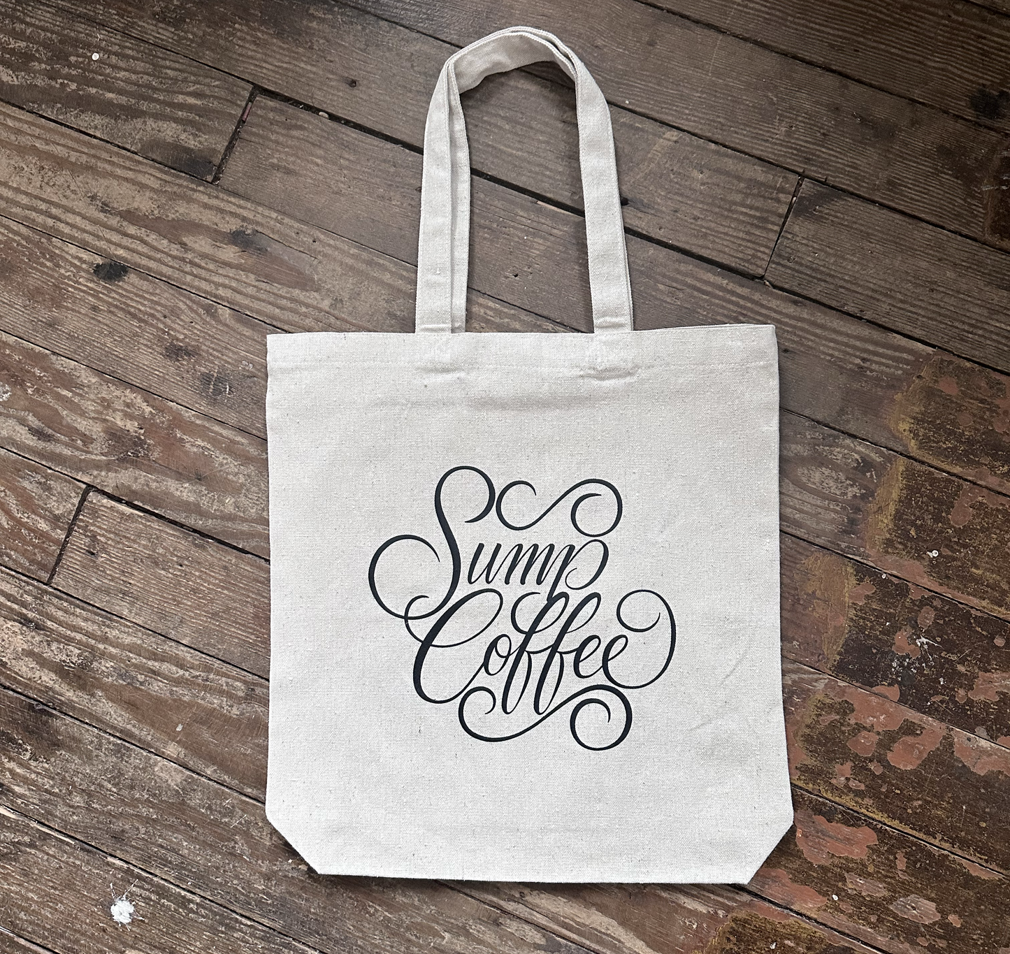 Sump Script Canvas Tote Bag